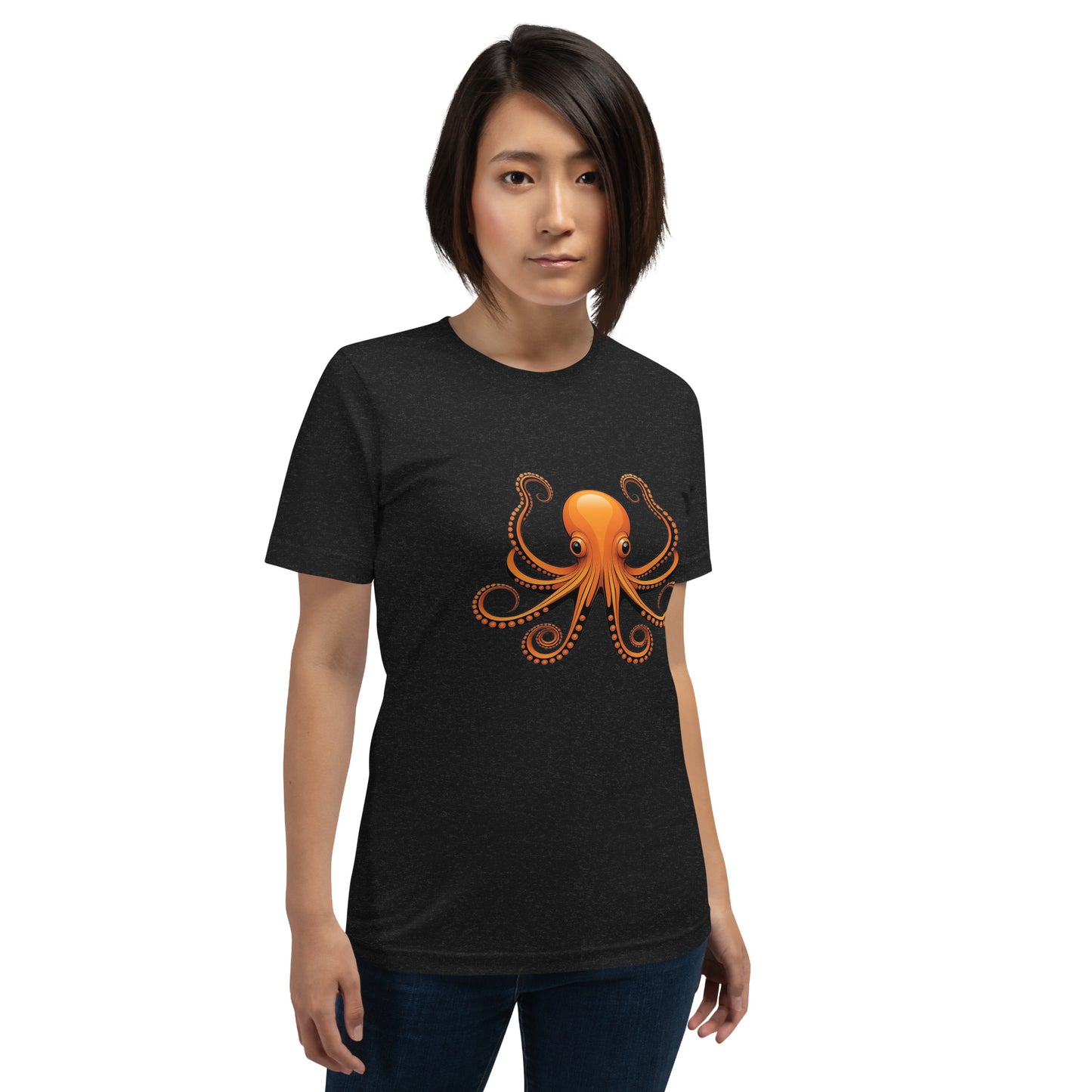 Awesome Orange Octopus No. 3 - t-shirt (unisex)