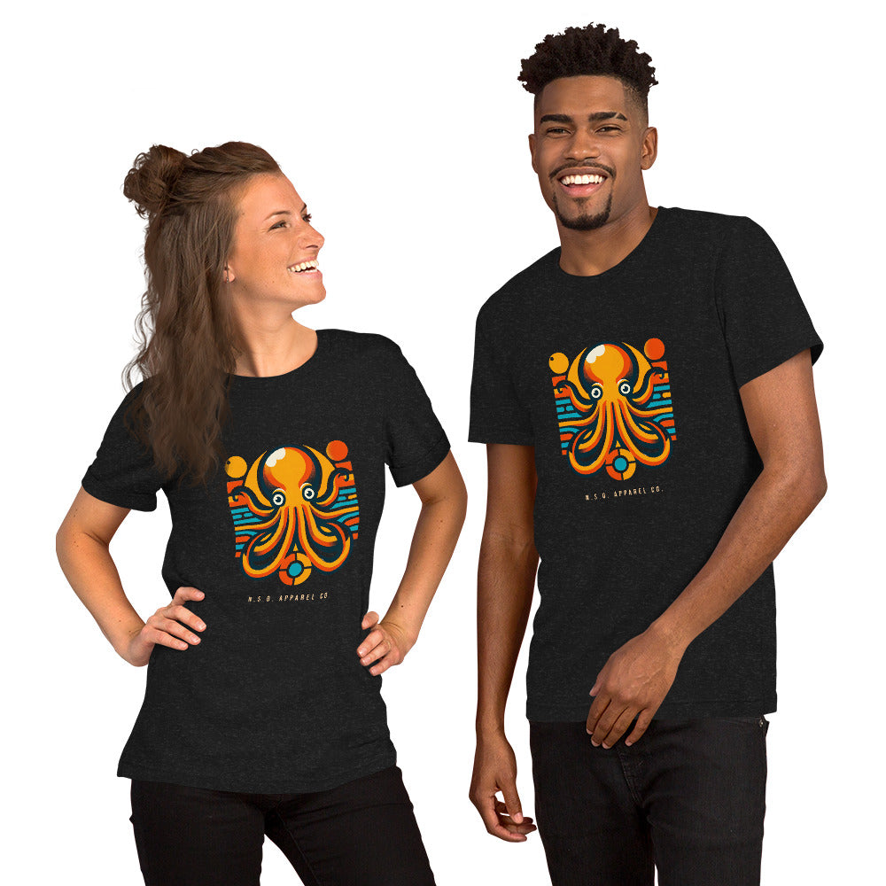 Awesome Orange Octopus No. 7 - t-shirt (unisex)