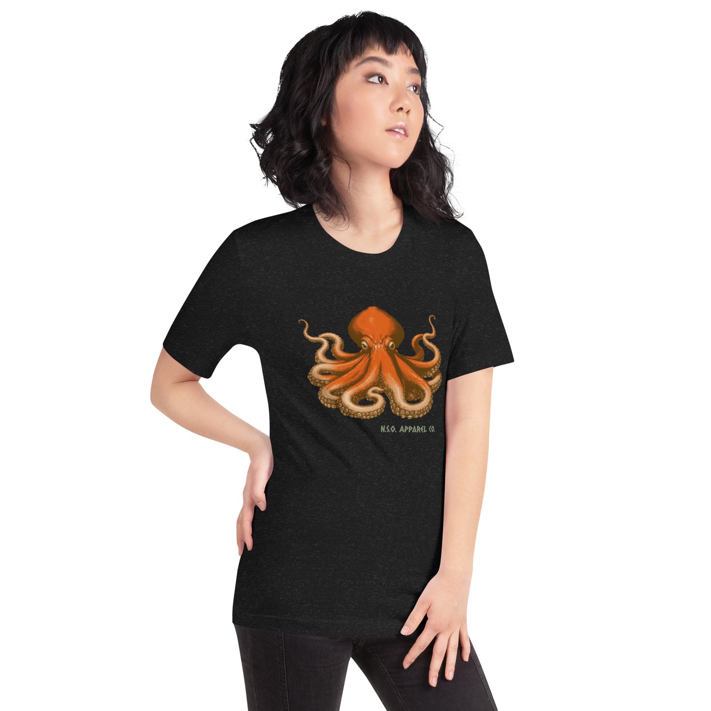 Awesome Orange Octopus No. 8 - t-shirt (unisex)