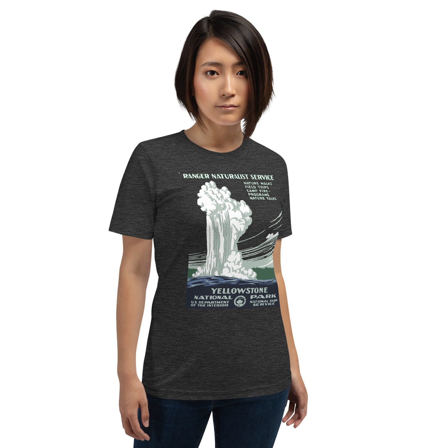 WPA National Park Collection - Yellowstone National Park - Short sleeve t-shirt (unisex)