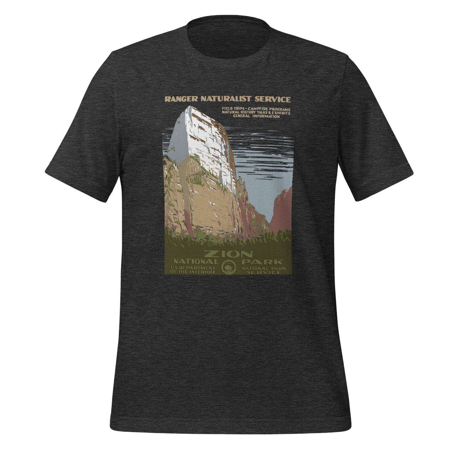 WPA National Park Collection - Zion National Park - Short sleeve t-shirt (unisex)