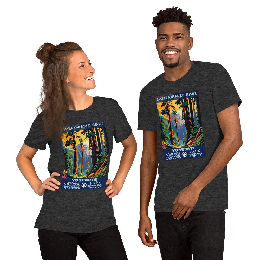 WPA National Park Collection - Yosemite National Park- t-shirt (unisex)