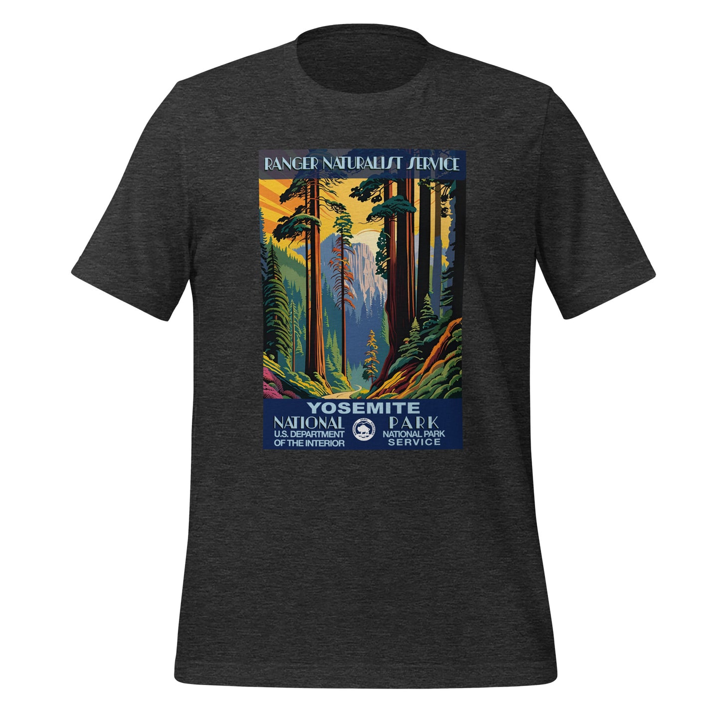 WPA National Park Collection - Yosemite National Park- t-shirt (unisex)