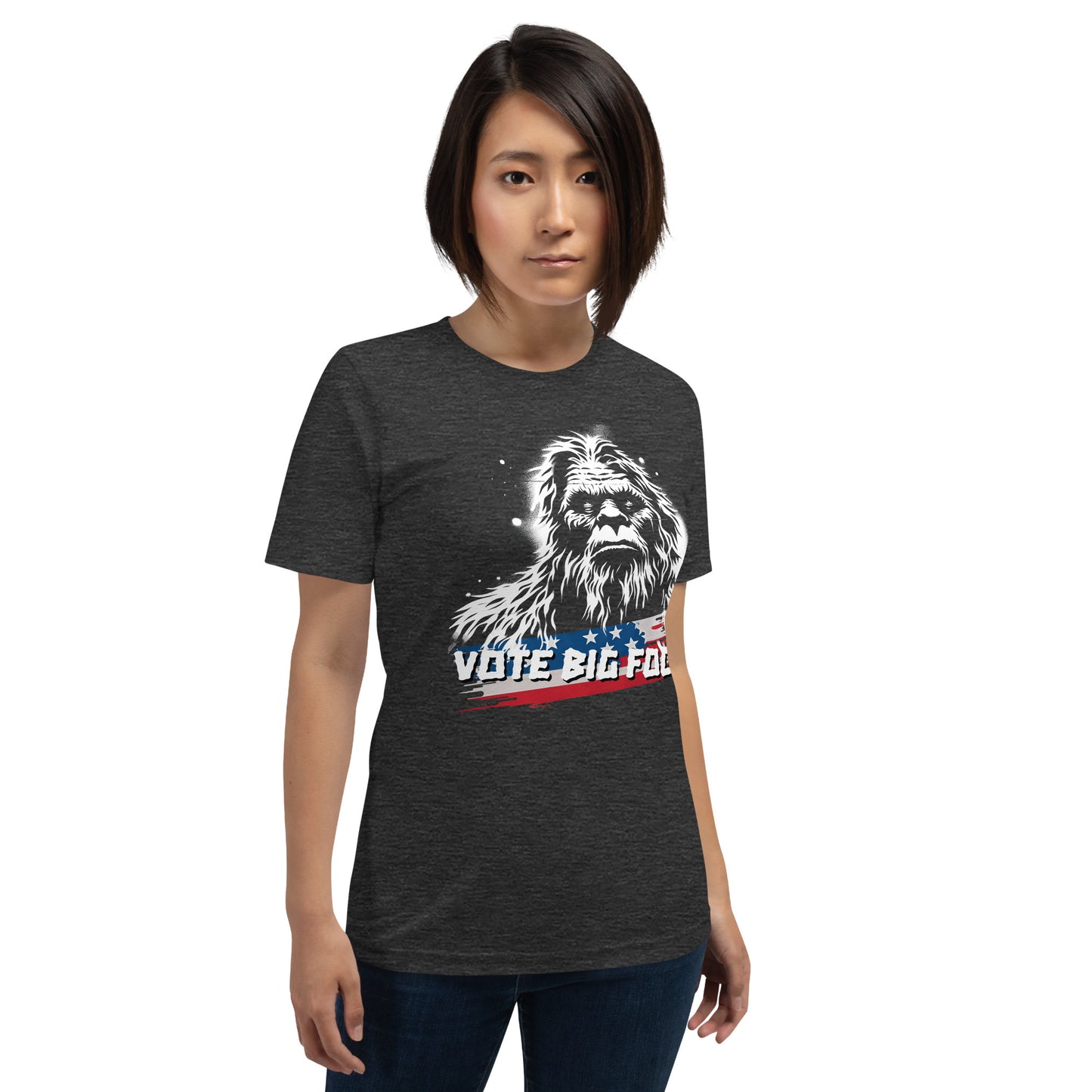 Sasquatch No. 3 - "VOTE BIG FOOT" - T-Shirt (unisex)