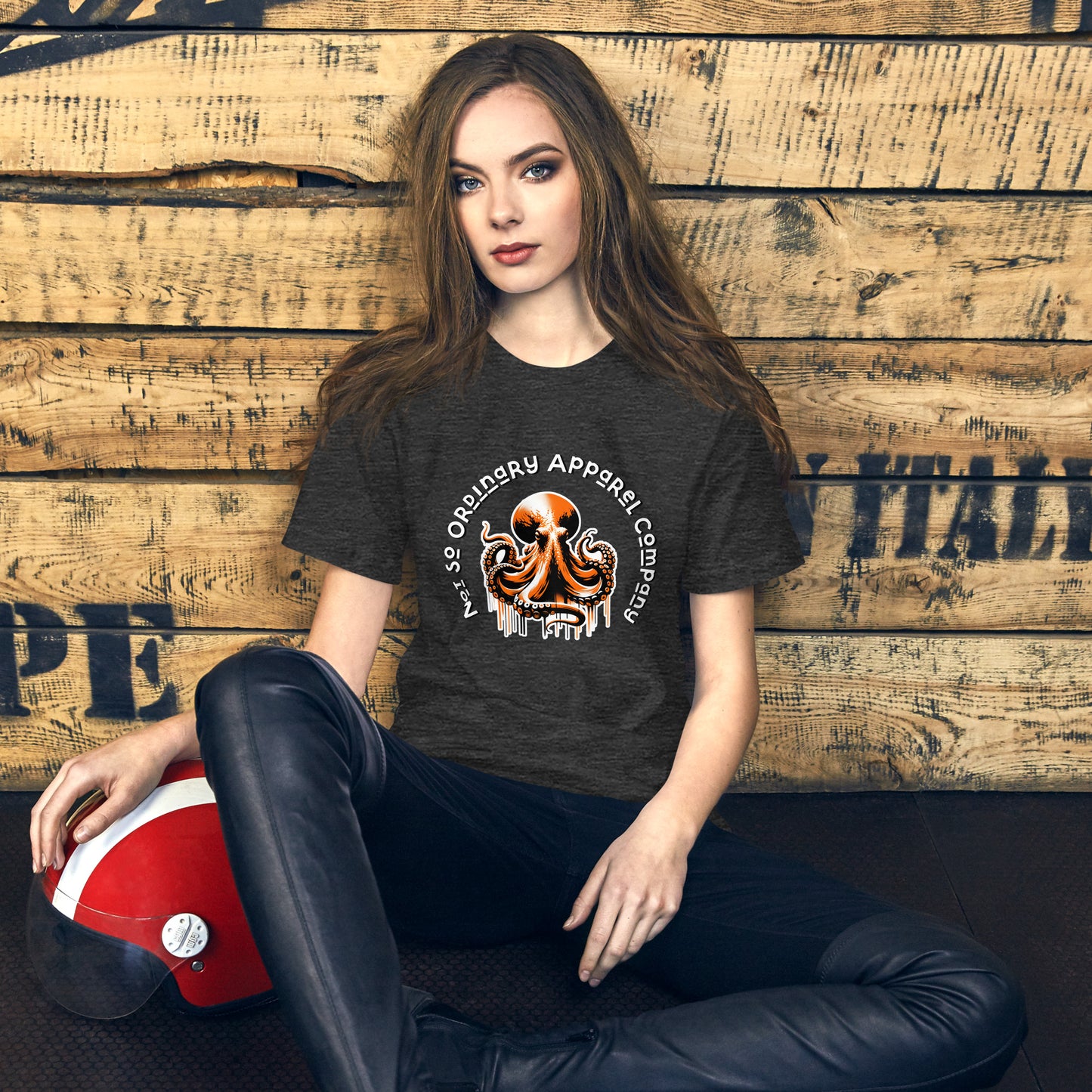 Awesome Orange Octopus No. 6 - t-shirt (unisex)