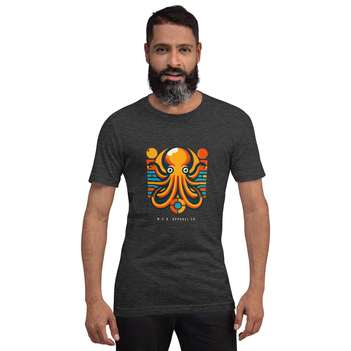 Awesome Orange Octopus No. 7 - t-shirt (unisex)