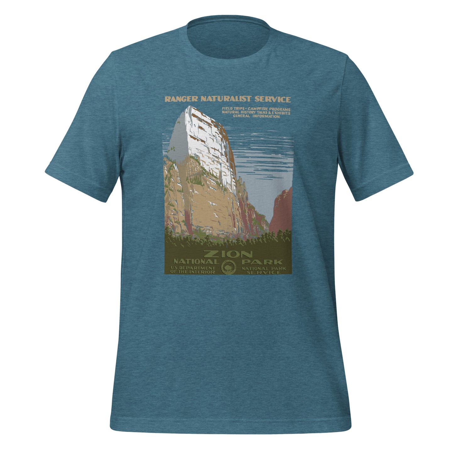 WPA National Park Collection - Zion National Park - Short sleeve t-shirt (unisex)