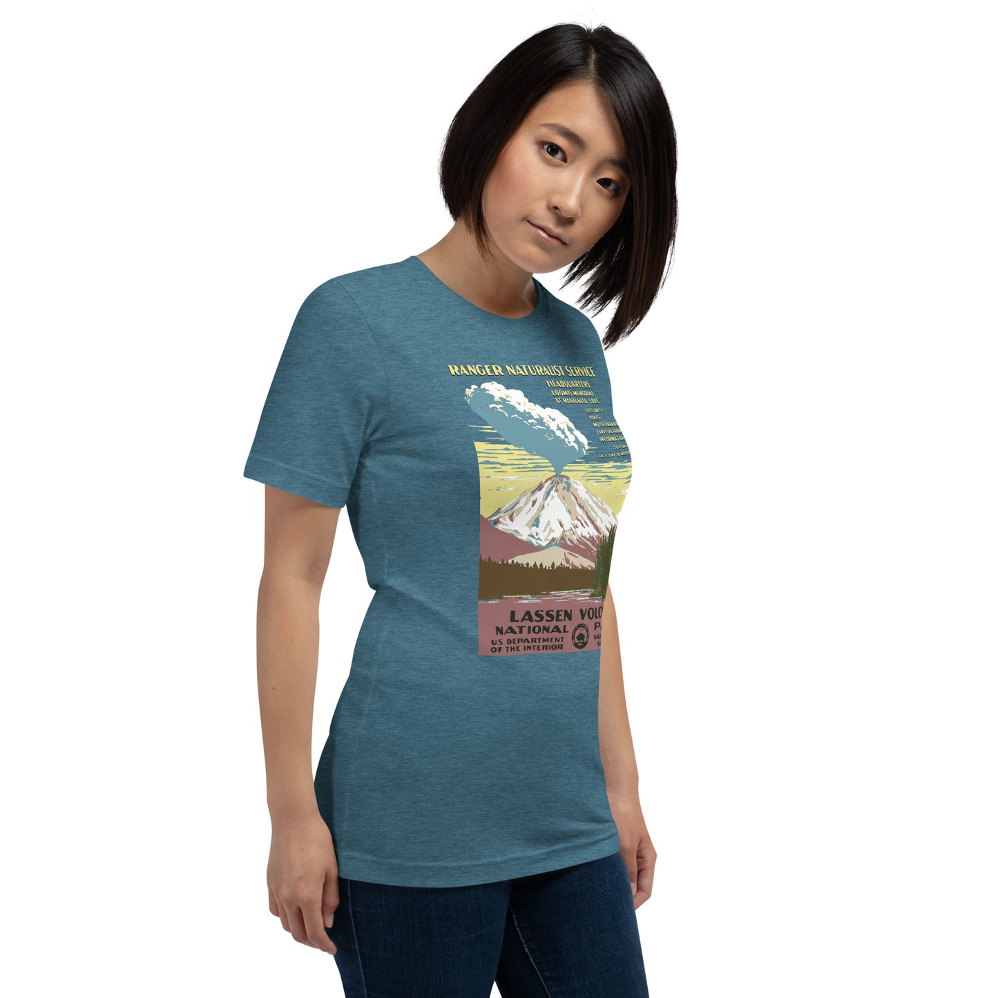 WPA National Park Collection - Lassen Volcanic National Park - Short sleeve t-shirt (unisex)