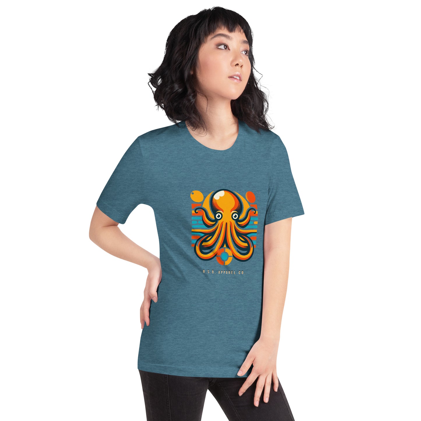 Awesome Orange Octopus No. 7 - t-shirt (unisex)