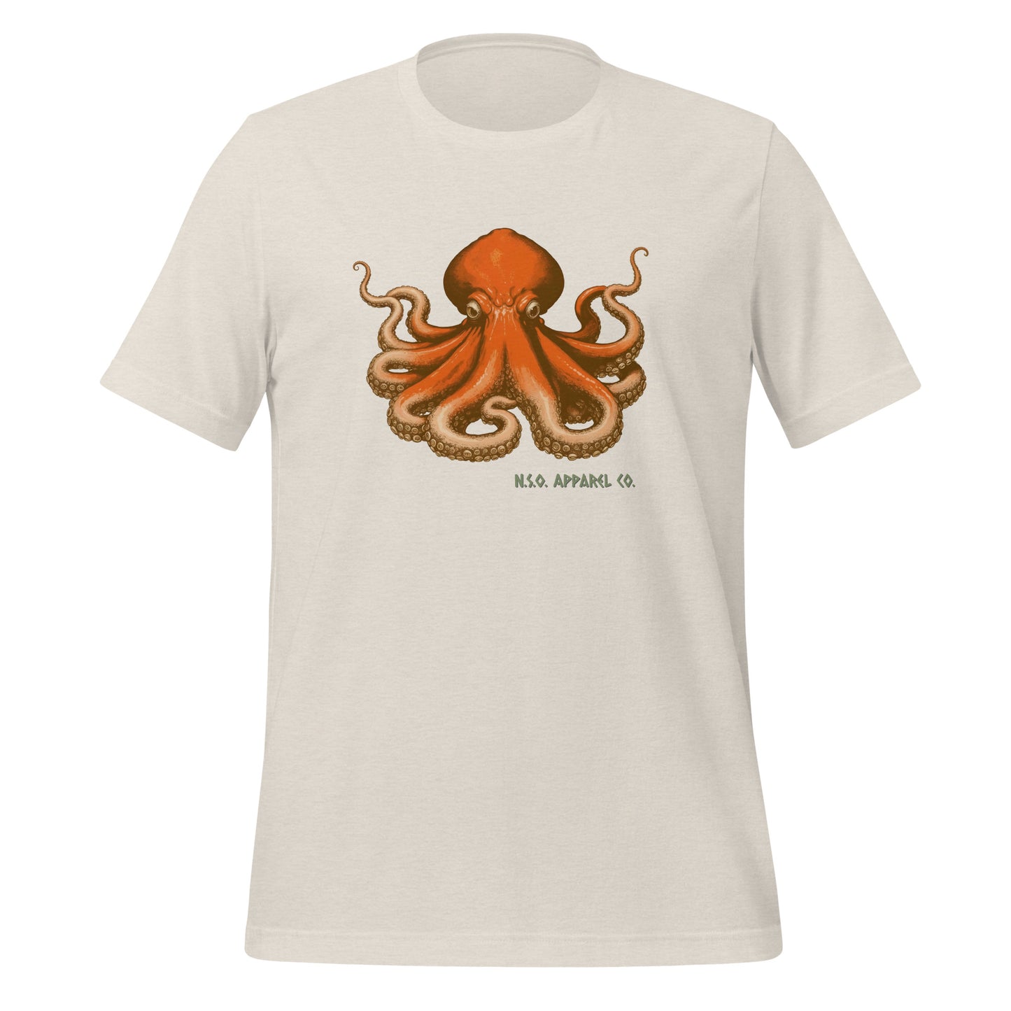 Awesome Orange Octopus No. 8 - t-shirt (unisex)