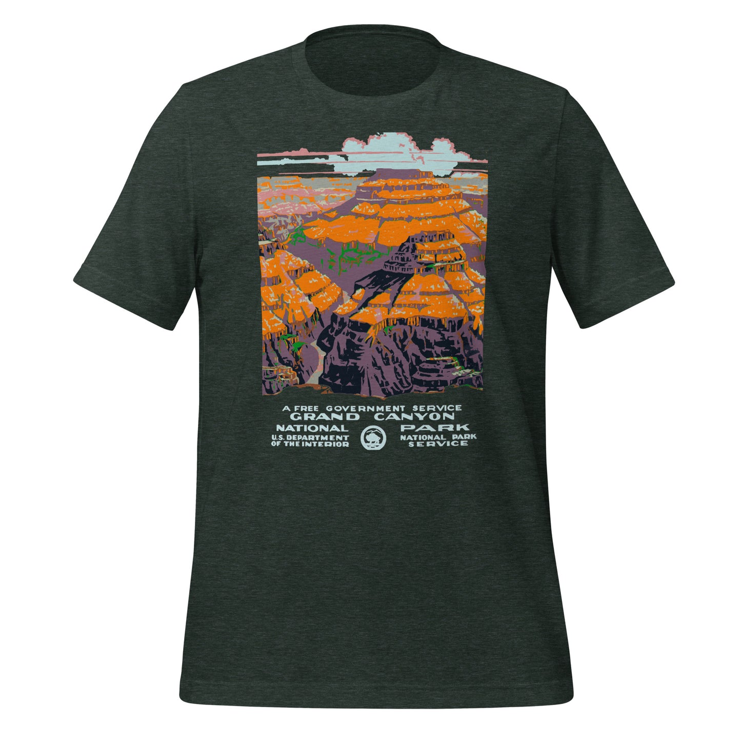 WPA National Park Collection - Grand Canyon National Park - Short sleeve t-shirt (unisex)