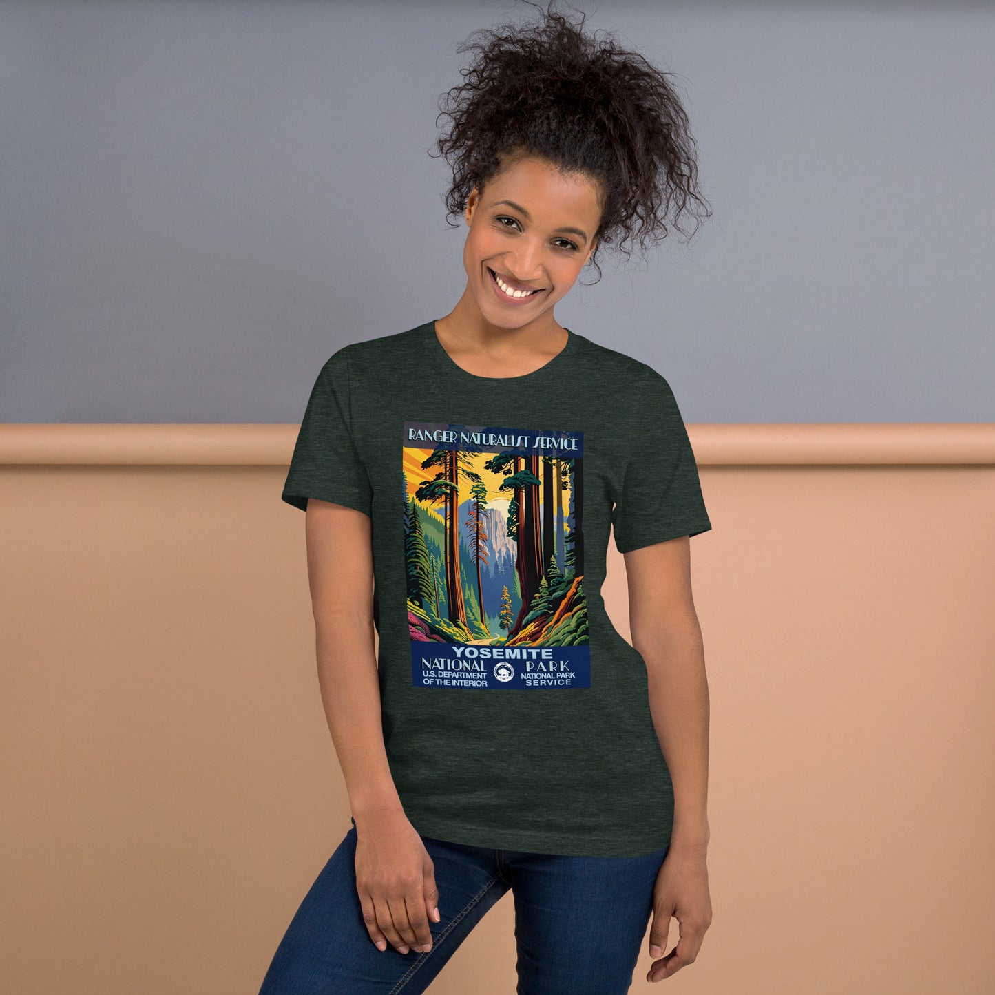 WPA National Park Collection - Yosemite National Park- t-shirt (unisex)