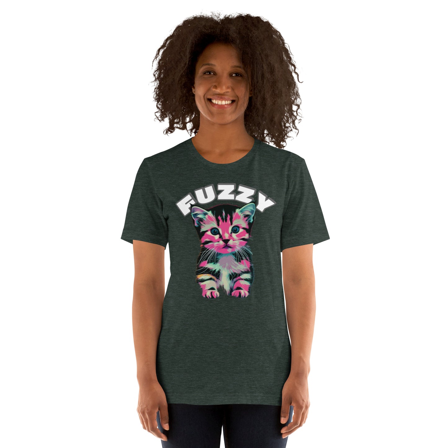 Fuzzy Kitty - T-Shirt (unisex)