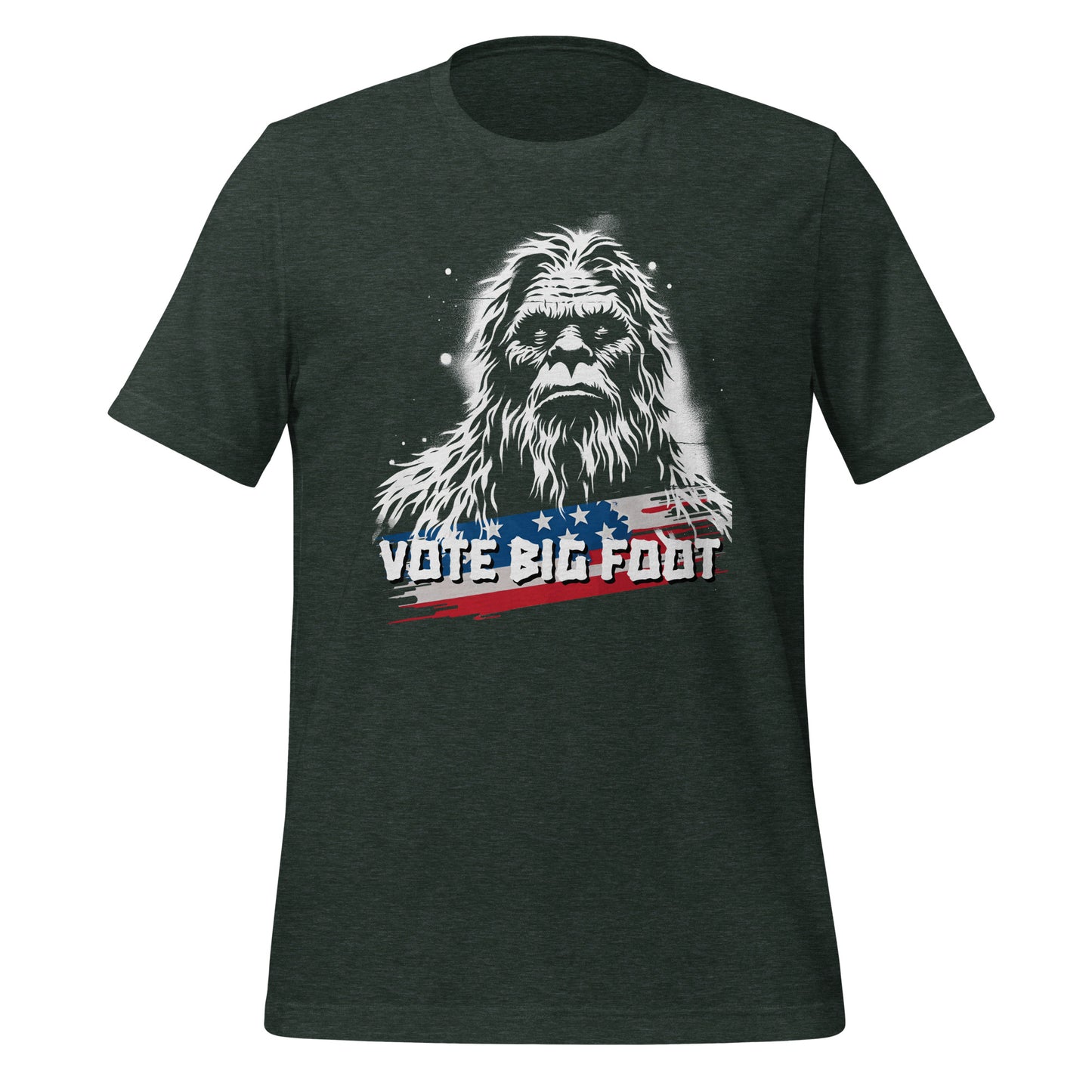 Sasquatch No. 3 - "VOTE BIG FOOT" - T-Shirt (unisex)