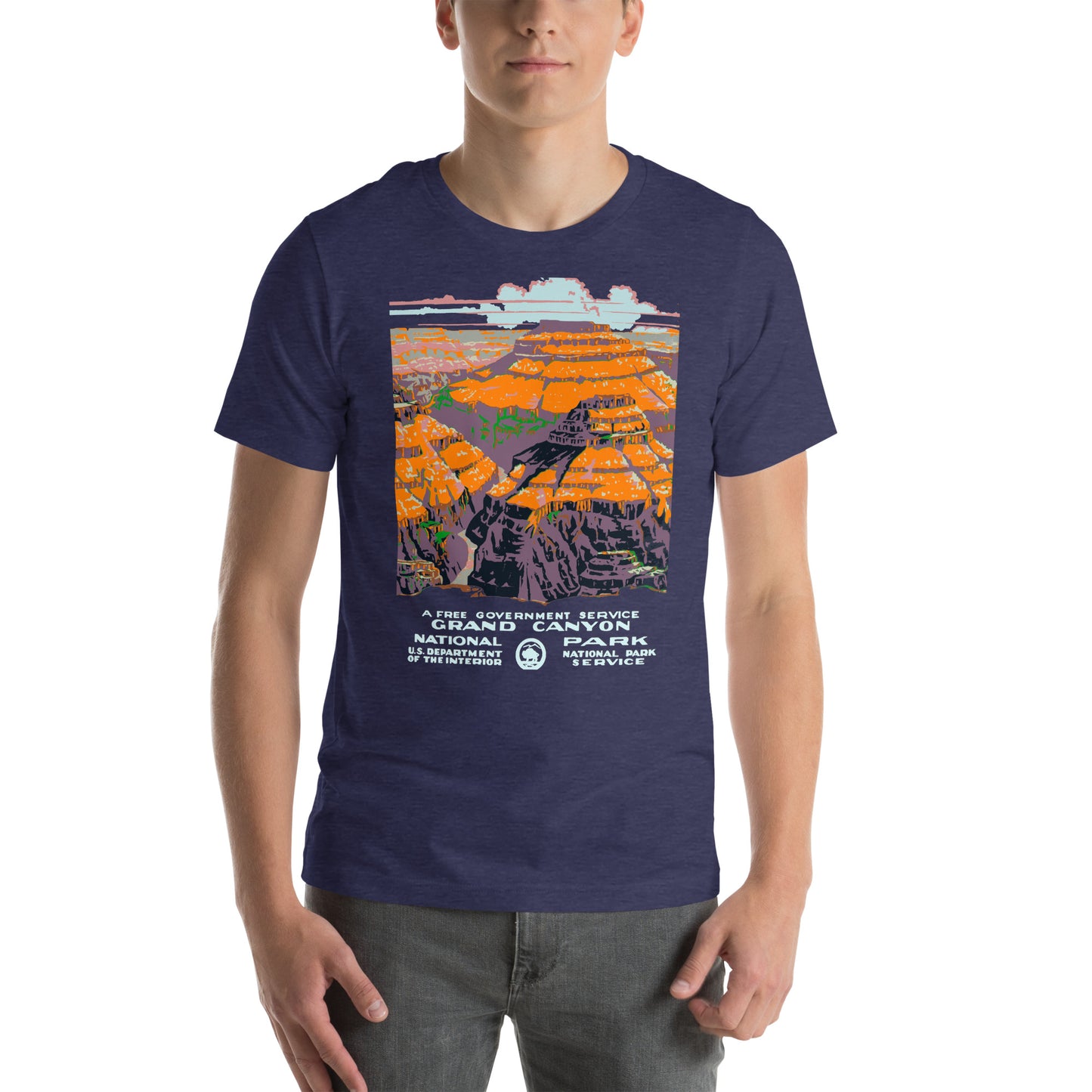 WPA National Park Collection - Grand Canyon National Park - Short sleeve t-shirt (unisex)