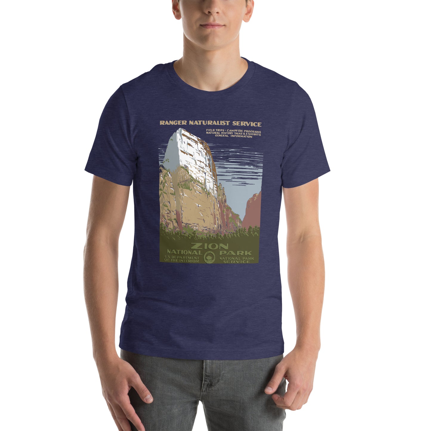 WPA National Park Collection - Zion National Park - Short sleeve t-shirt (unisex)