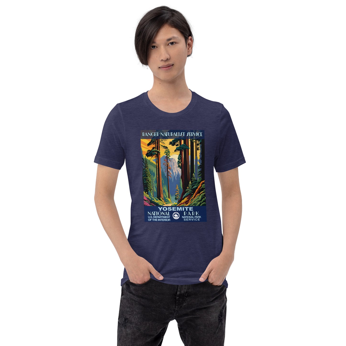 WPA National Park Collection - Yosemite National Park- t-shirt (unisex)