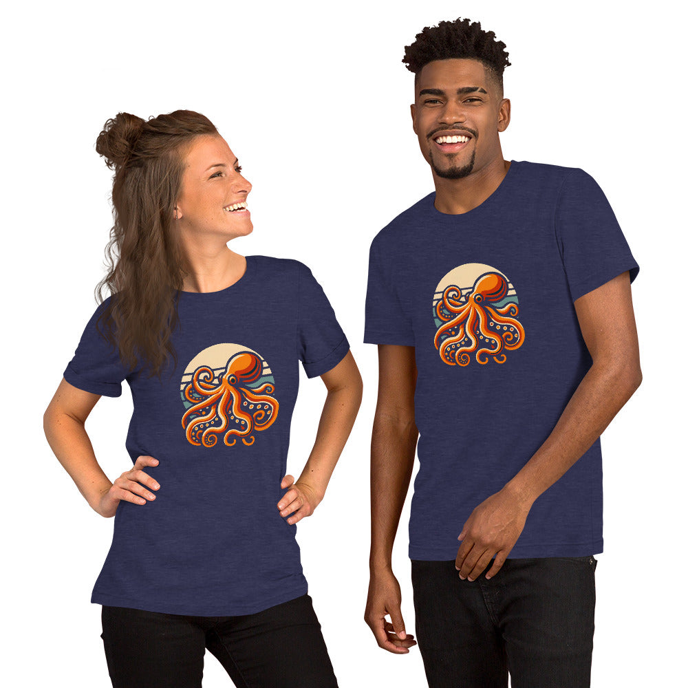 Awesome Orange Octopus No. 2 - t-shirt (unisex)