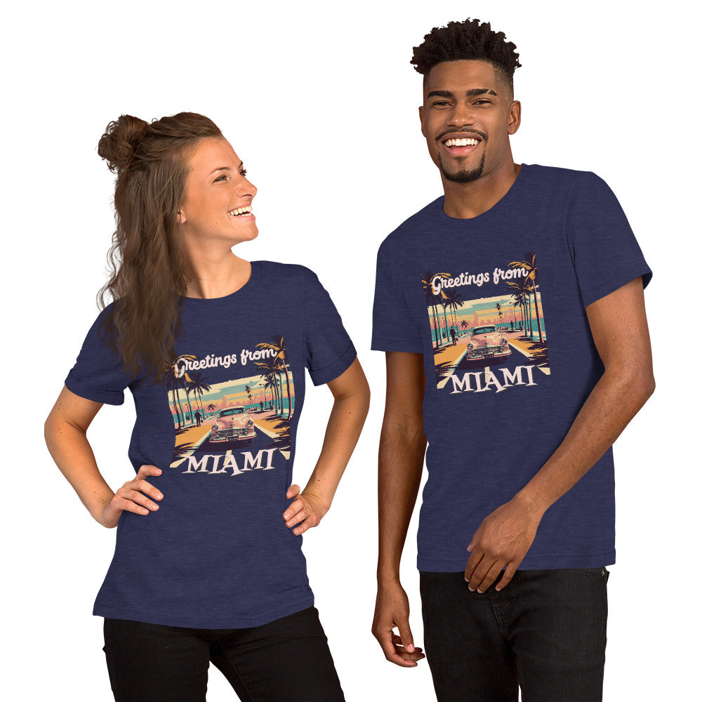 Greetings from Miami - t-shirt (unisex)