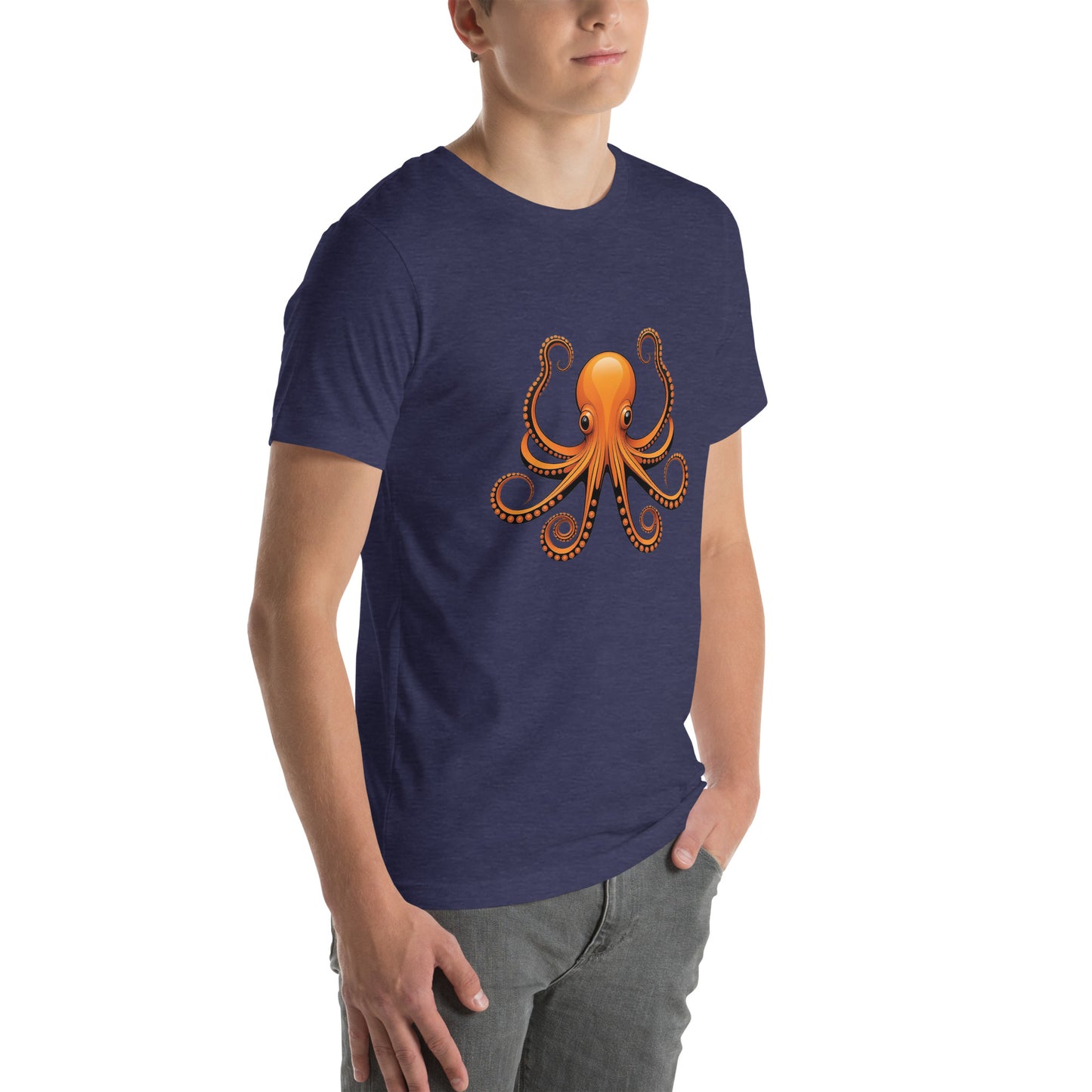 Awesome Orange Octopus No. 3 - t-shirt (unisex)