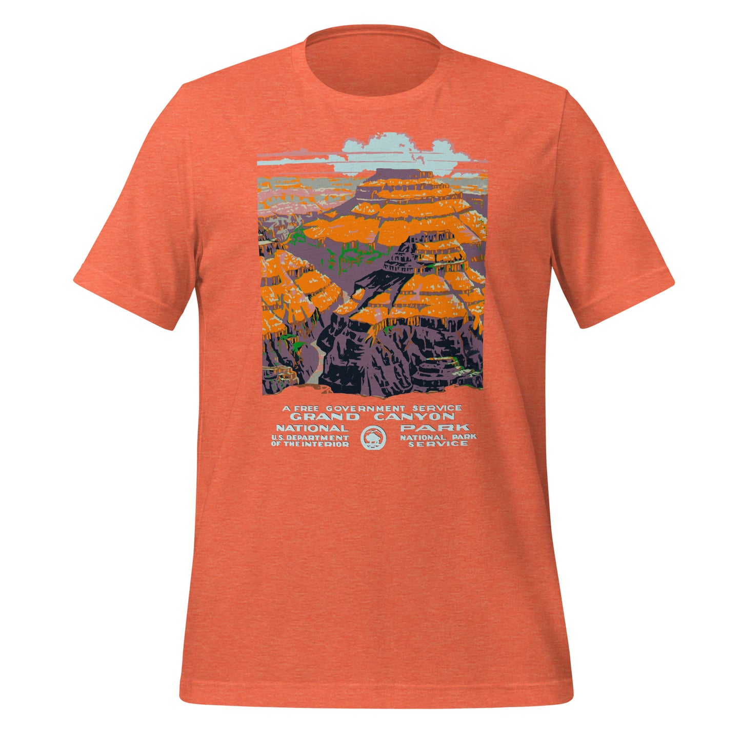 WPA National Park Collection - Grand Canyon National Park - Short sleeve t-shirt (unisex)