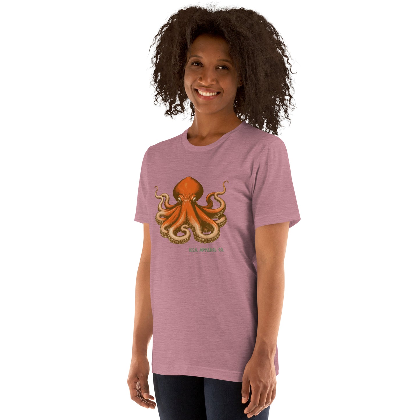 Awesome Orange Octopus No. 8 - t-shirt (unisex)