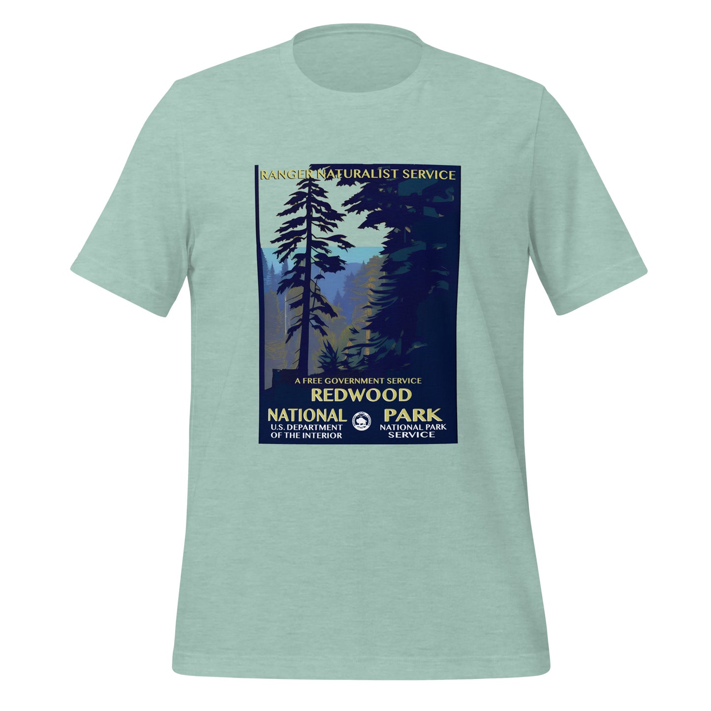 WPA National Parks Collection - Redwood National Park - t-shirt (unisex)