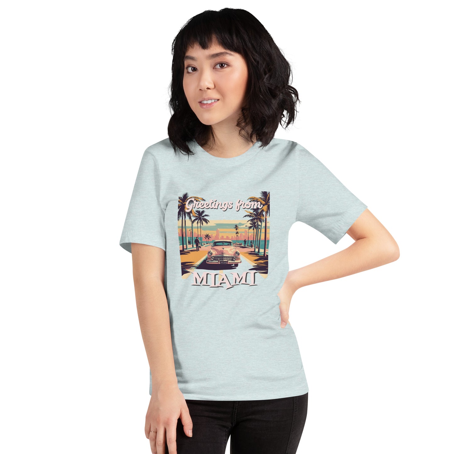 Greetings from Miami - t-shirt (unisex)