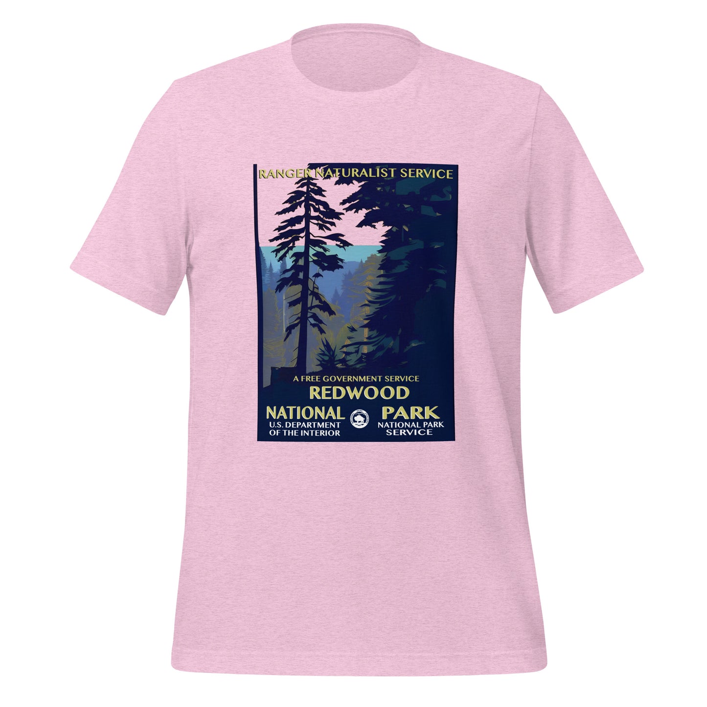 WPA National Parks Collection - Redwood National Park - t-shirt (unisex)