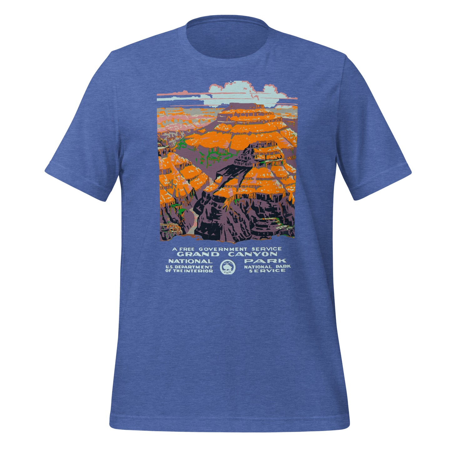 WPA National Park Collection - Grand Canyon National Park - Short sleeve t-shirt (unisex)