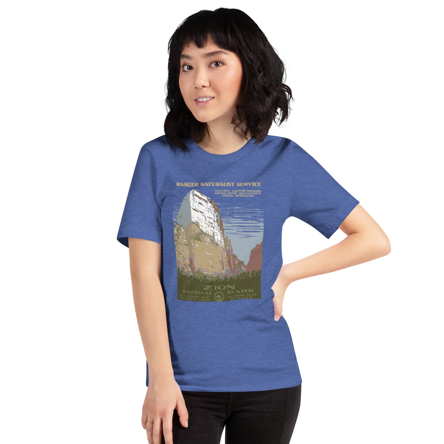 WPA National Park Collection - Zion National Park - Short sleeve t-shirt (unisex)