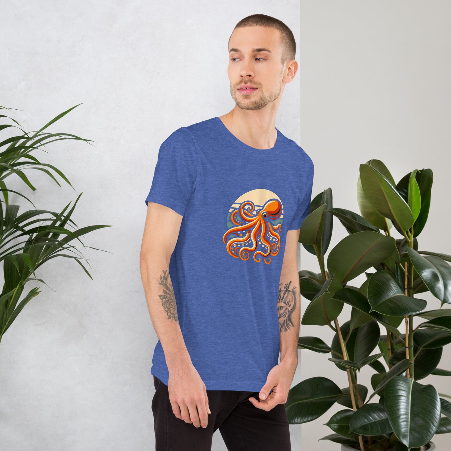 Awesome Orange Octopus No. 2 - t-shirt (unisex)