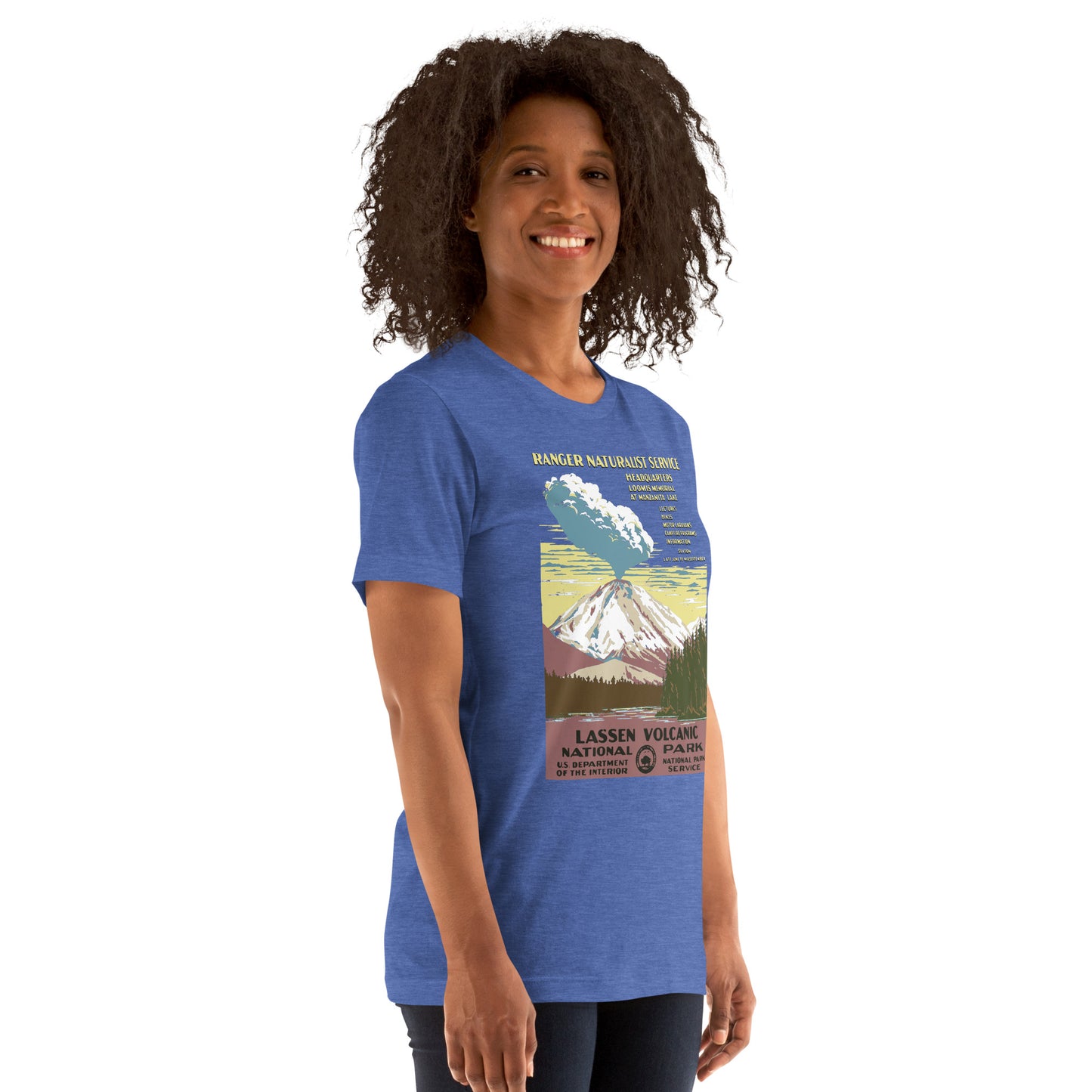 WPA National Park Collection - Lassen Volcanic National Park - Short sleeve t-shirt (unisex)