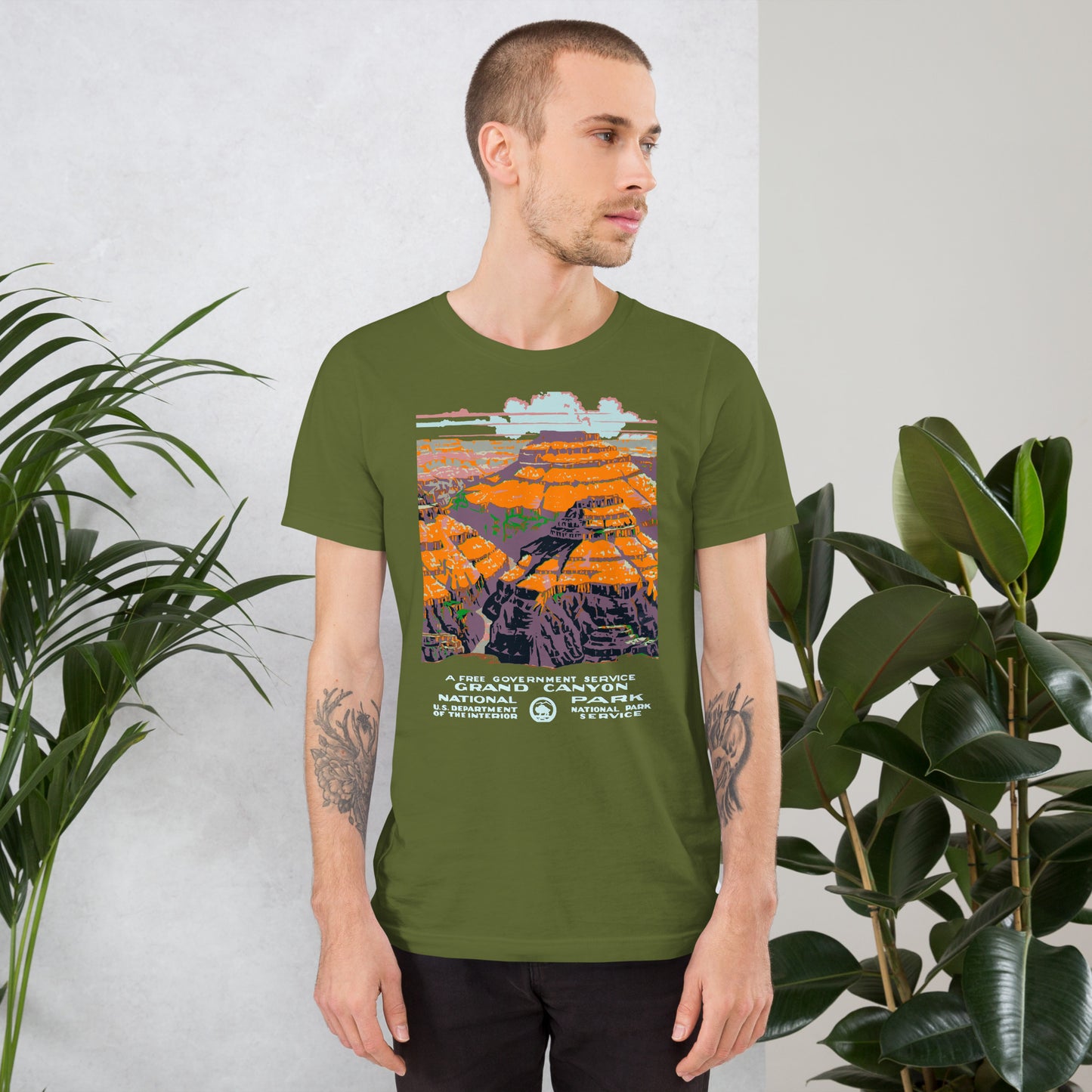 WPA National Park Collection - Grand Canyon National Park - Short sleeve t-shirt (unisex)