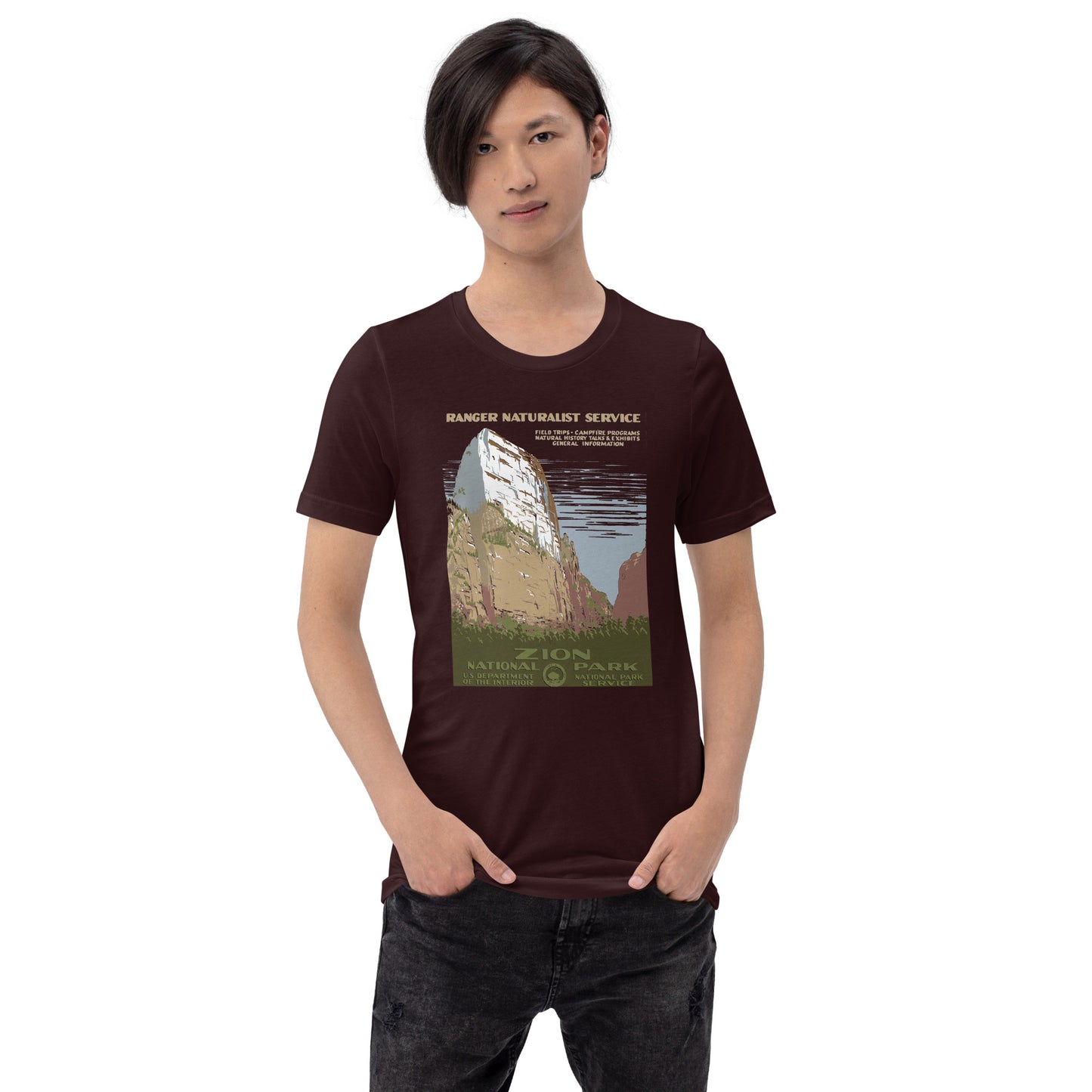 WPA National Park Collection - Zion National Park - Short sleeve t-shirt (unisex)