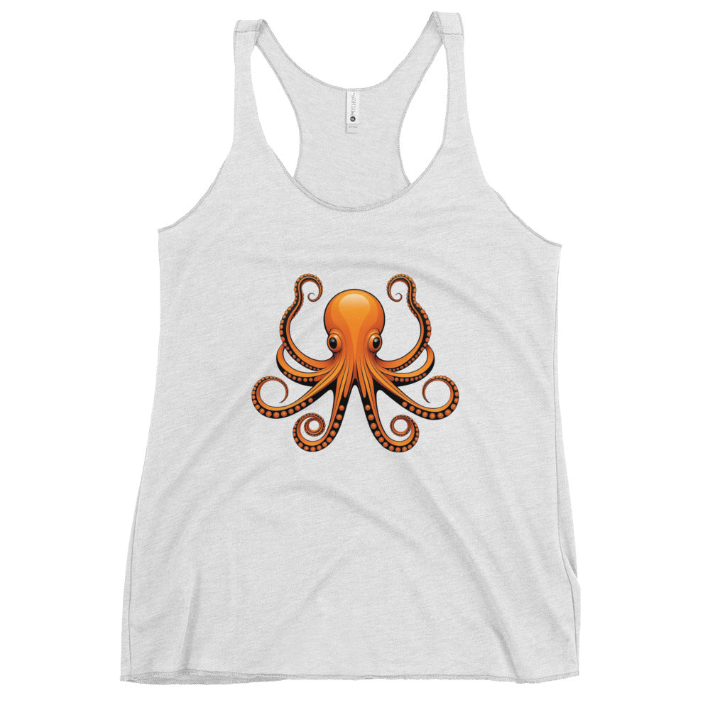 Awesome Orange Octopus No. 3 - Women's Racerback Tank