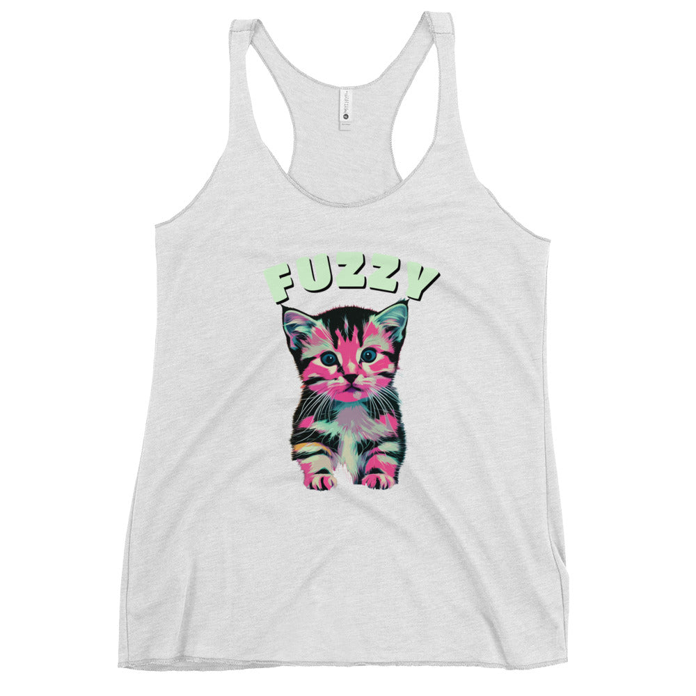 Fuzzy Kitty - Women's Racerback Tank