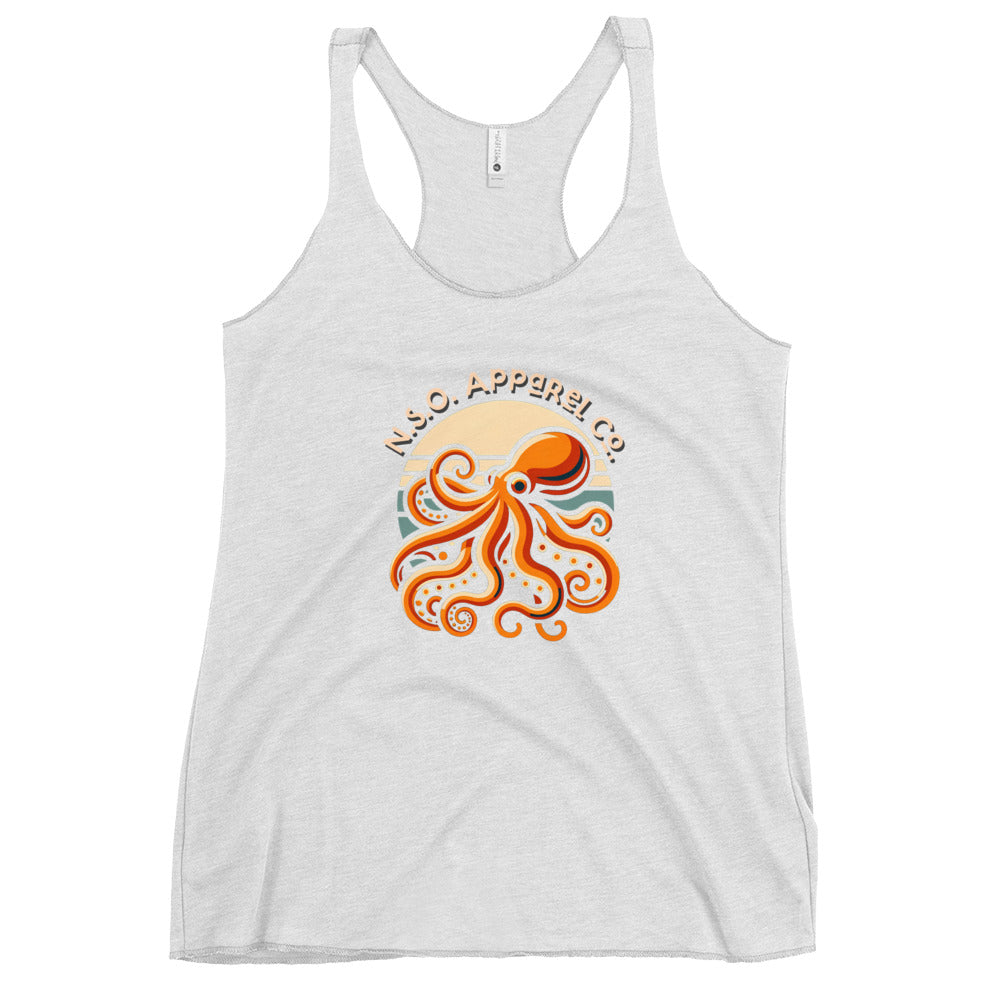 Awesome Orange Octopus No. 2 - Women's Racerback Tank