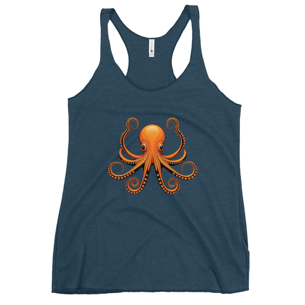 Awesome Orange Octopus No. 3 - Women's Racerback Tank