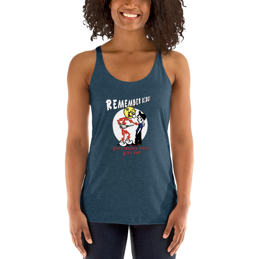 PSA Collection - Electricity will Kill You - Women's Racerback Tank