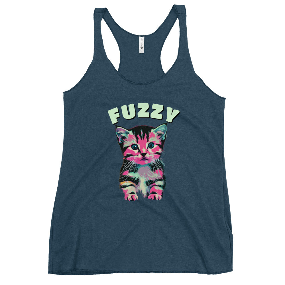 Fuzzy Kitty - Women's Racerback Tank