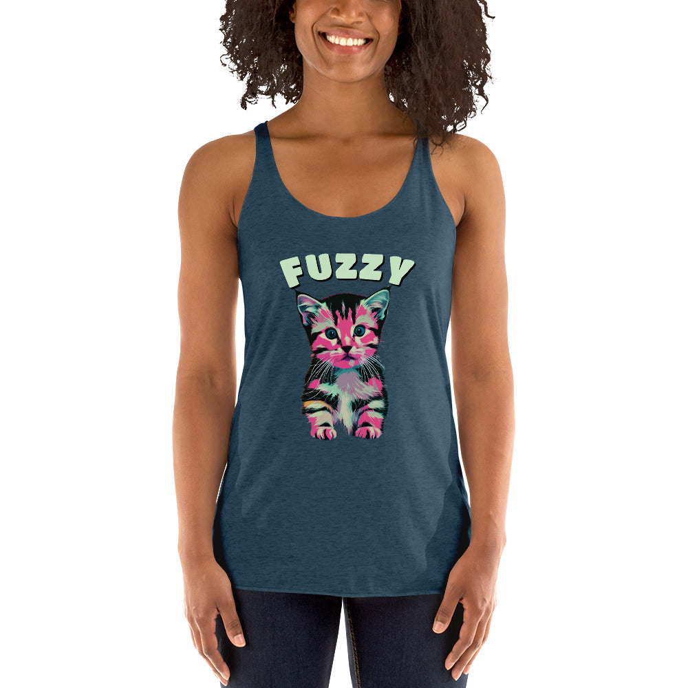 Fuzzy Kitty - Women's Racerback Tank