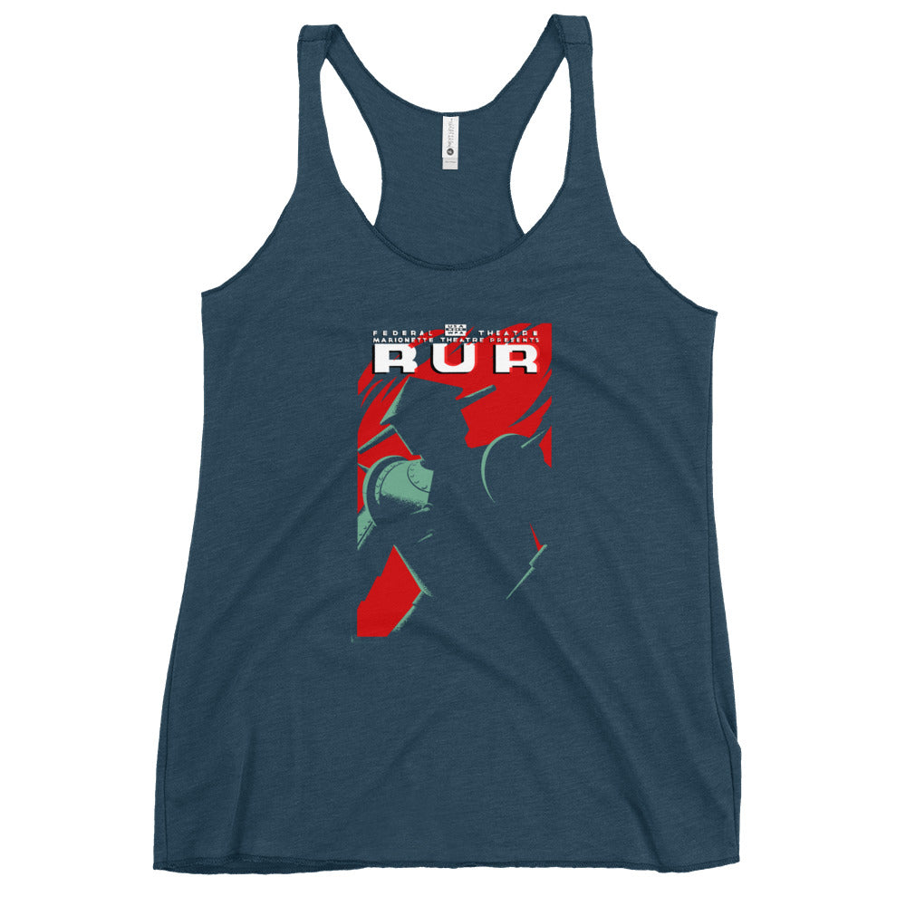 WPA Artwork - Rosssum's Universal Robots (RUR) - Women's Racerback Tank