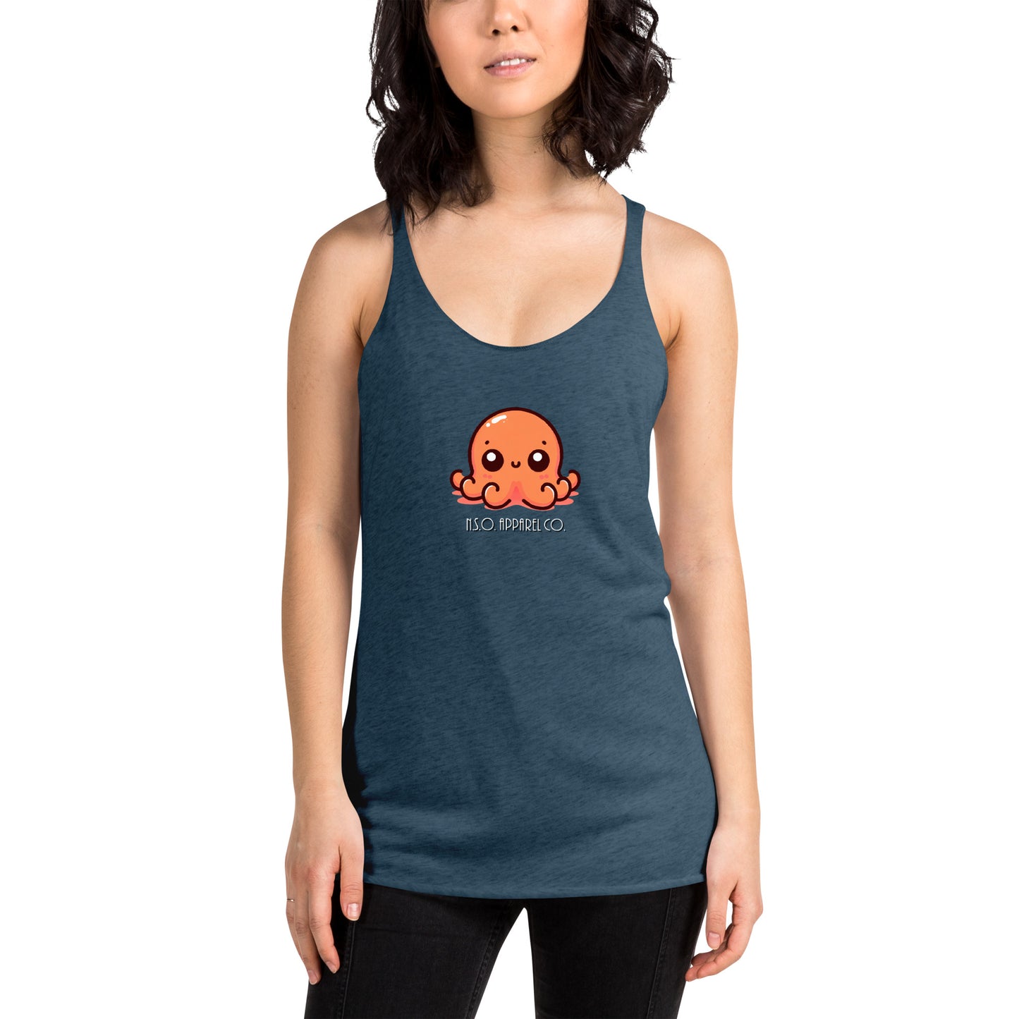 Awesome Orange Octopus No. 5 - Women's Racerback Tank