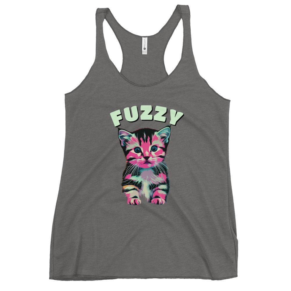 Fuzzy Kitty - Women's Racerback Tank