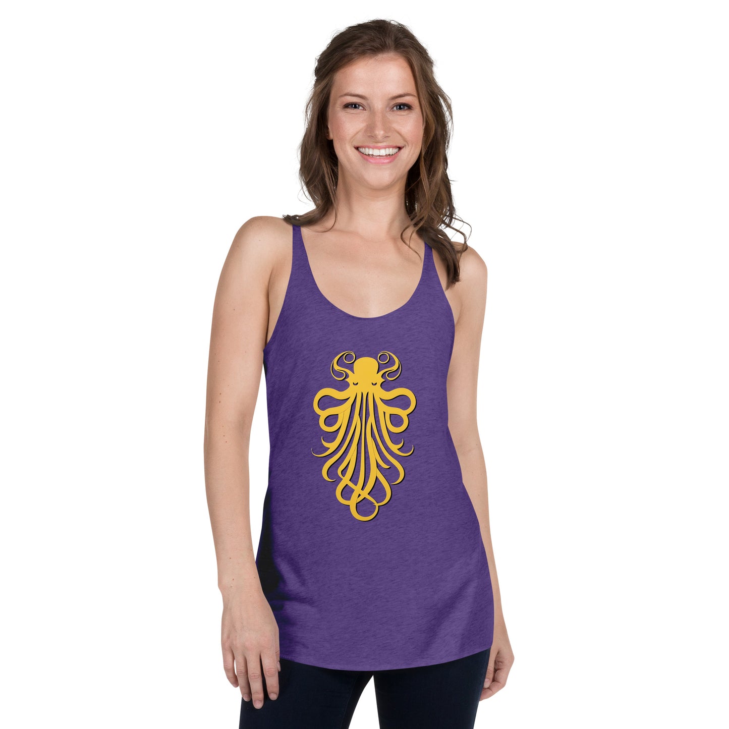 Awesome Orange Octopus No. 4 - Women's Racerback Tank