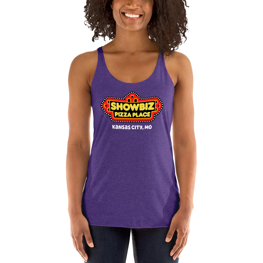 Forgotten Brands - Showbiz Pizza Place - Women's Racerback Tank