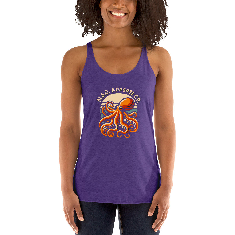 Awesome Orange Octopus No. 2 - Women's Racerback Tank