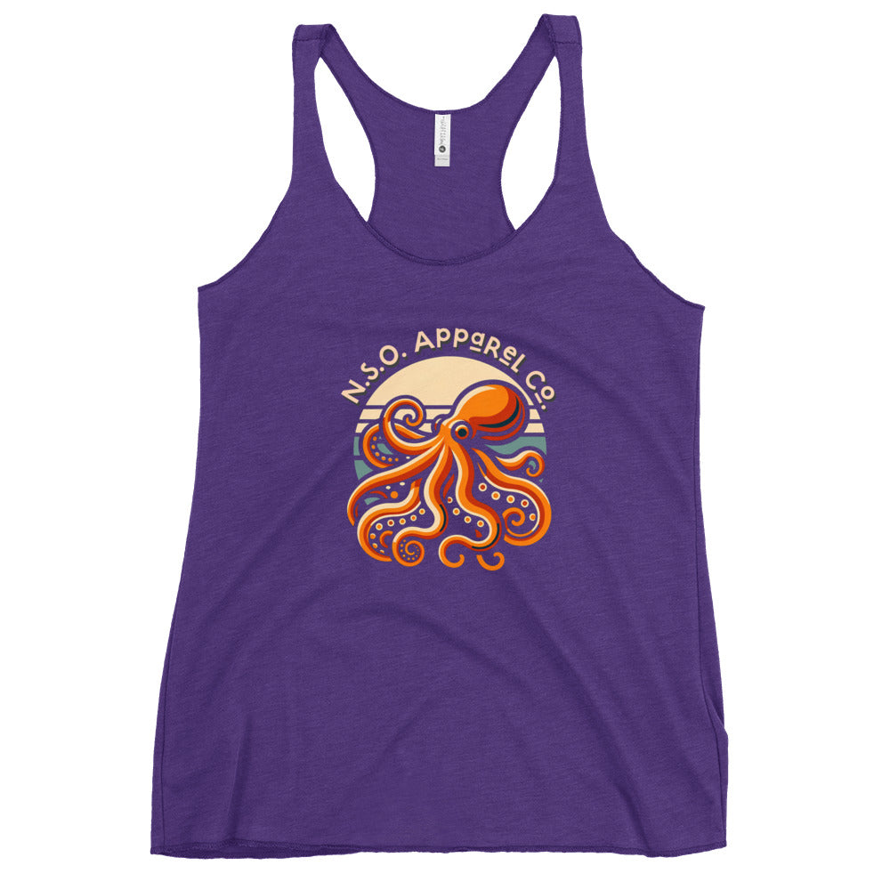 Awesome Orange Octopus No. 2 - Women's Racerback Tank