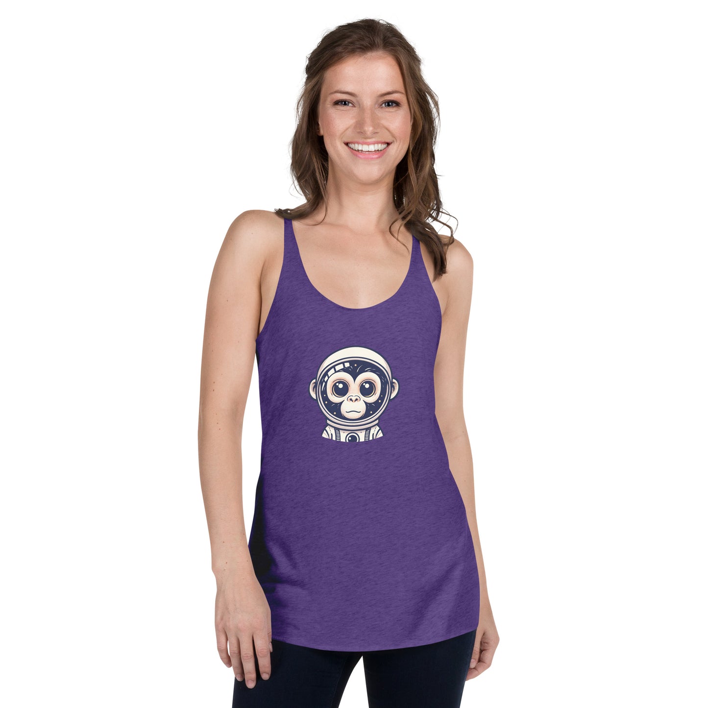 Astro Chimp - Women's Racerback Tank